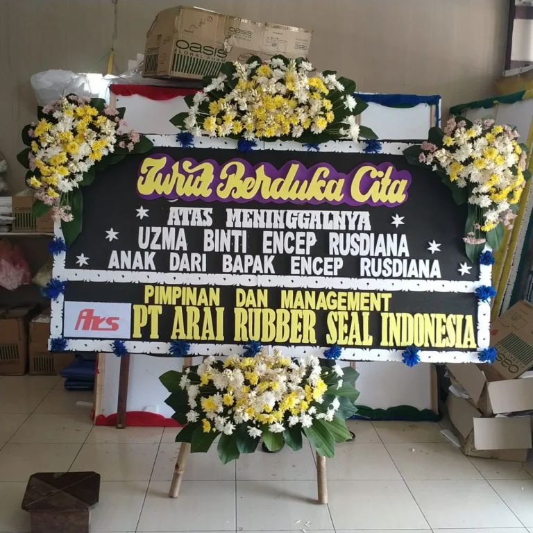 Bunga Duka Cita 2x1m - toko bunga kuningan