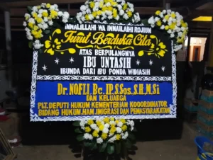 Karangan Bunga Duka Cita 2mx150 - toko bunga kuningan