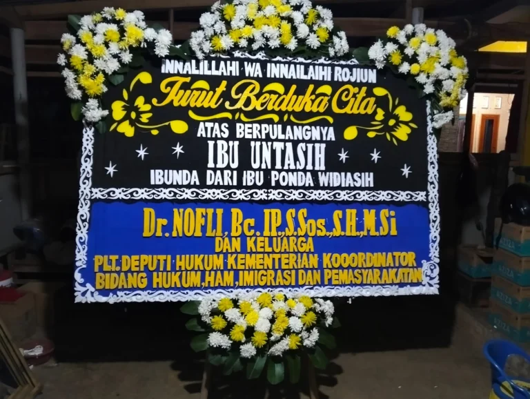 Karangan Bunga Duka Cita 2mx150 - toko bunga kuningan