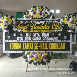 Karangan Bunga Duka Cita 2mx1m - toko bunga kuningan