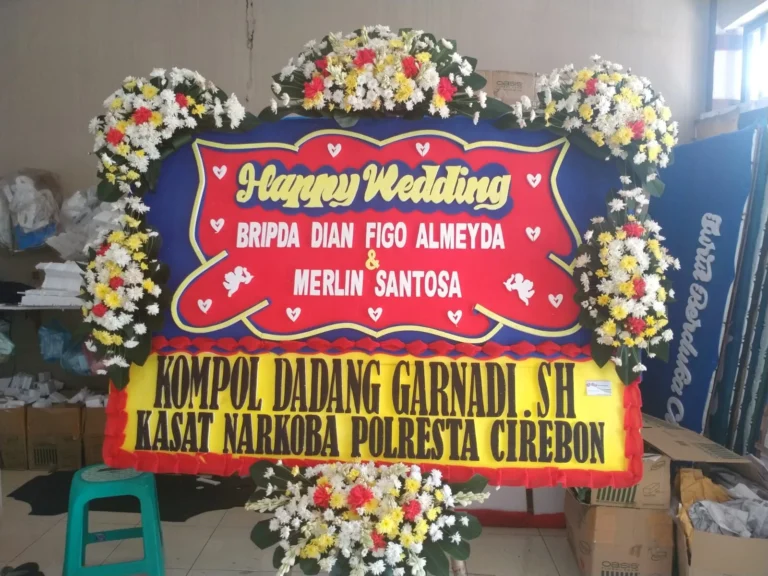 Karangan Bunga/Duka Cita/Selamat & Sukses 2mx150- toko bunga kuningan